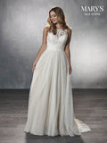 Mary's Bridal Size 12 MB5002 Ivory/Champagne Gown