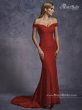 Mary's Bridal Size 14 3Y685 Red Gown