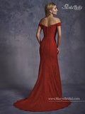 Mary's Bridal Size 14 3Y685 Red Gown