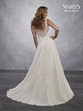Mary's Bridal Size 18 MB2061 Ivory/Rum Pink Gown