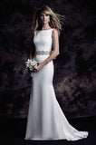 Paloma Blanca Size 8 4614 Ivory Gown