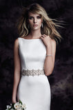 Paloma Blanca Size 8 4614 Ivory Gown