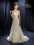 Symphony Size 10 S3205 Ivory/Light Gold Gown