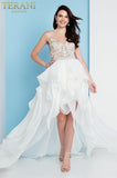 Terani Size 10 1811P5782 Ivory Informal