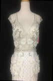 Terani Size 6 1722GL4488 Ivory Gown
