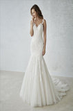 W1 White One Size 10 Fada Off White/Beige Gown