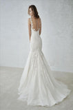 W1 White One Size 10 Fada Off White/Beige Gown