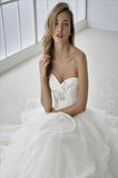 W1 White One Size 12 Floriana Off White Gown
