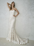 W1 White One Size 8 Fara Off White/Beige Gown