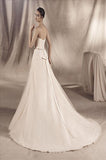 W1 White One Size 8 Sol Peach Gown